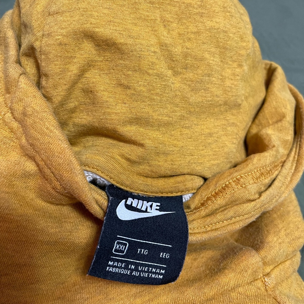 Nike Mustard Yellow Sweatshirt cowl neck - Picture 7 of 7